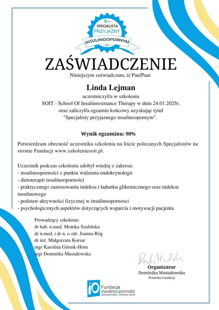 Specjalista SOIT insulinooporność