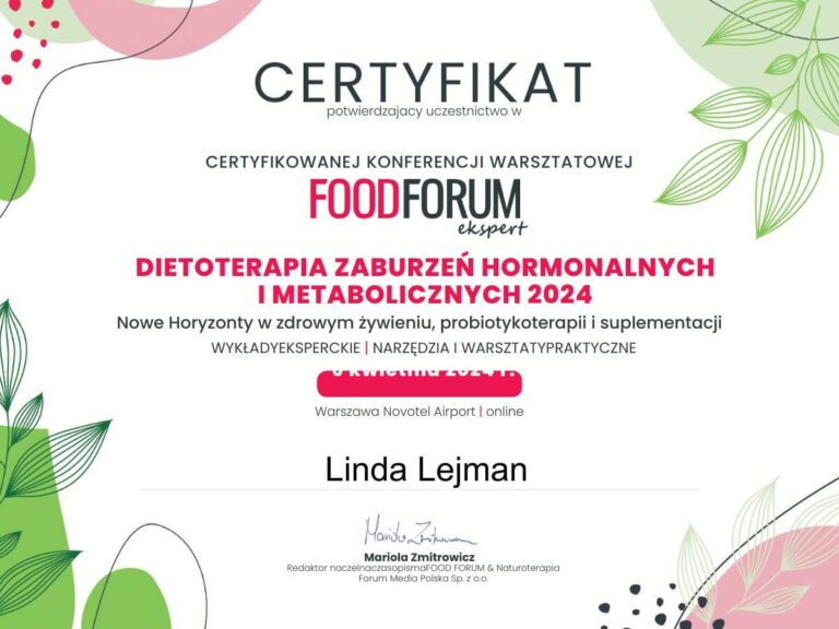 Dietoterapia zaburzeń hormonalnych